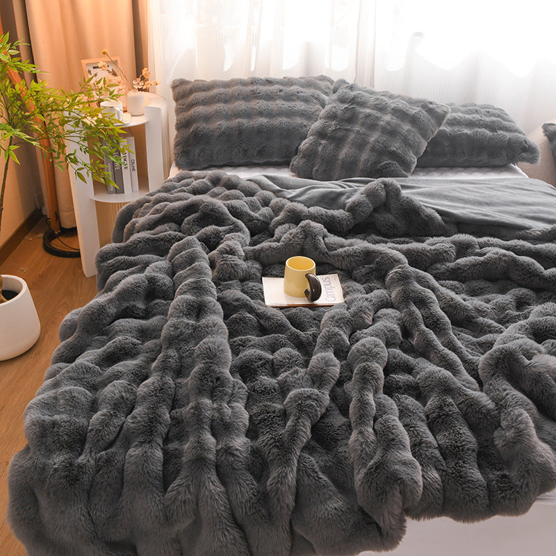 Luxury blanket for a warm and cozy winter