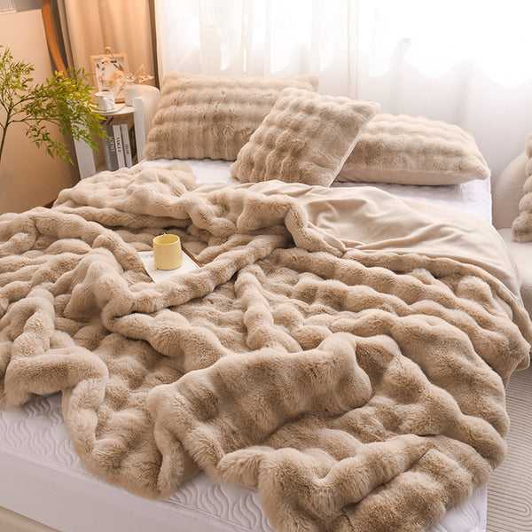 Luxury blanket for a warm and cozy winter