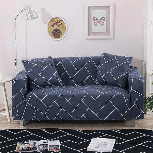 Geometric Premium Sofa Cover + 2 pillow cases