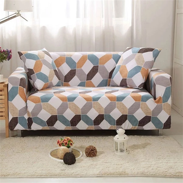 Geometric Premium Sofa Cover + 2 pillow cases